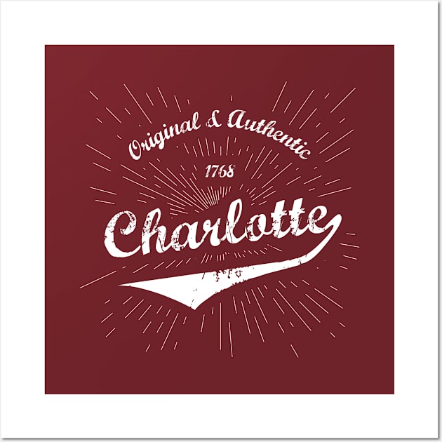 Original Charlotte, NC Shirt Wall Art by Teevolution